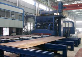 Roller Conveyor Type Shot Blasting Machine